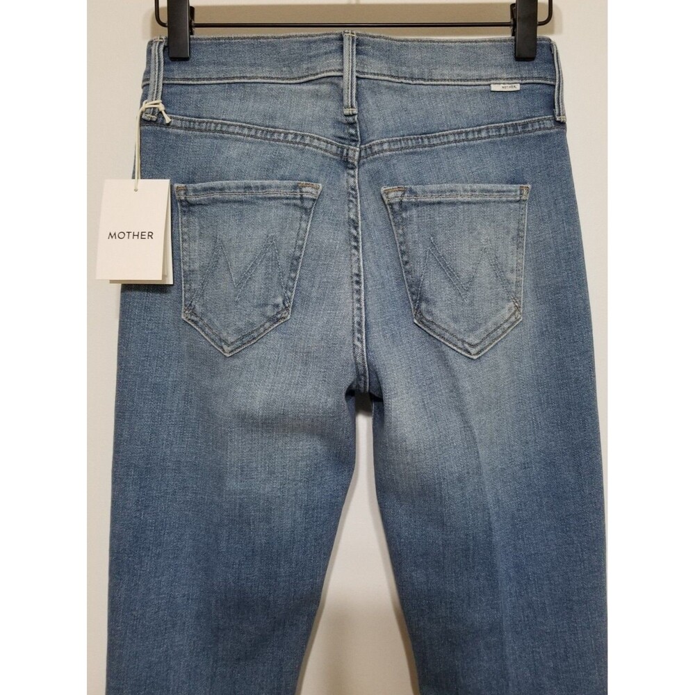 MOTHER The Dazzler Ankle Straight Jeans Camp Expert Light Wash NWT Size 24 25 - Picture 8 of 15